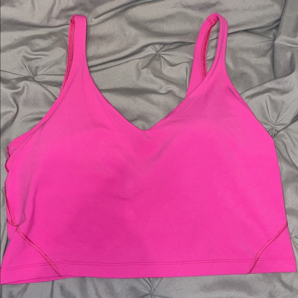 Lululemon Sonic Pink Align Tank size 12